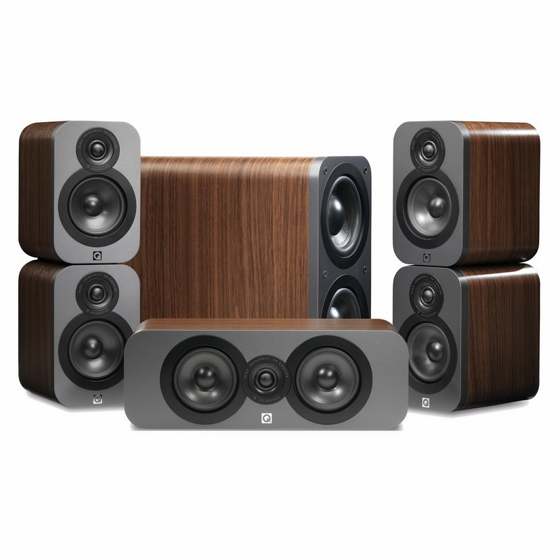 Комплект акустики Q Acoustics 3000 Cinema Pack Walnut