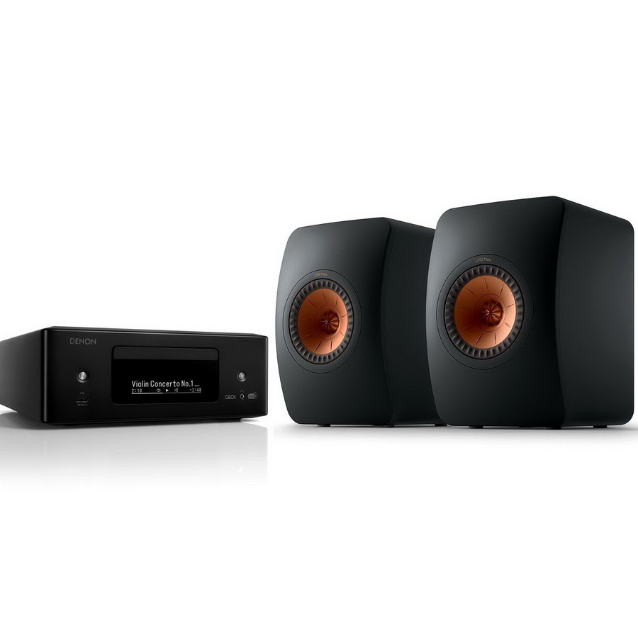 Музыкальный центр Denon Ceol N12DAB & KEF LS50 Meta Black