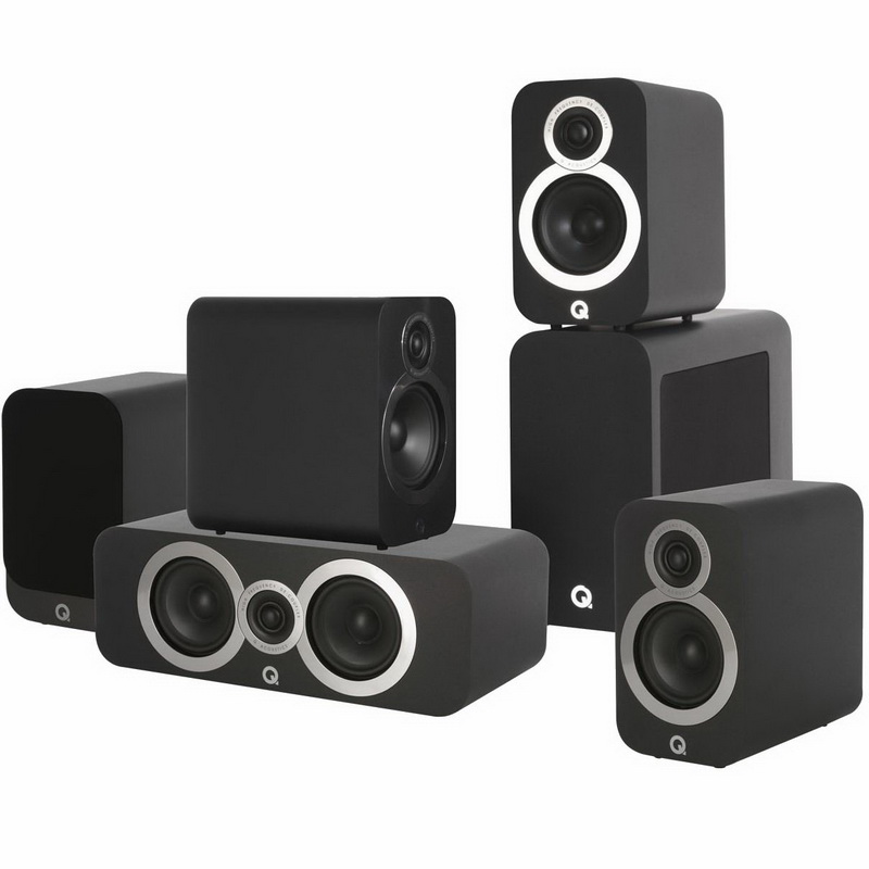 Комплект акустики Q Acoustics 3010i Cinema Pack Black