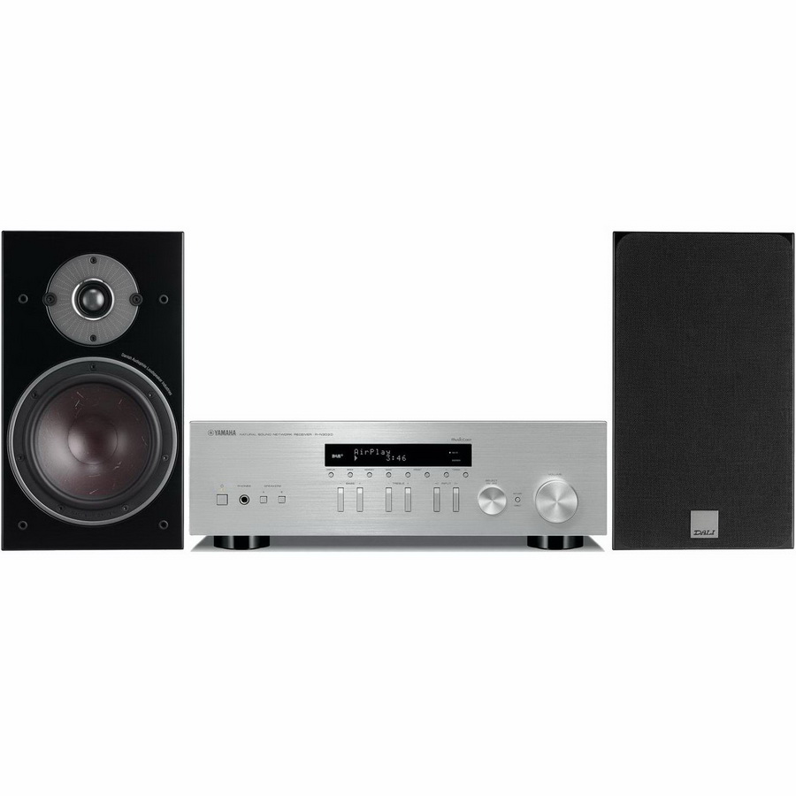 Музыкальный центр Yamaha Proset & Dali Oberon 3 Silver