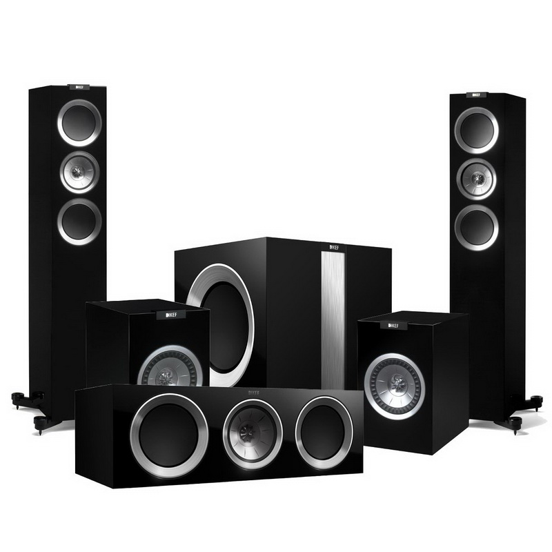 Комплект акустики KEF R500 Package Black