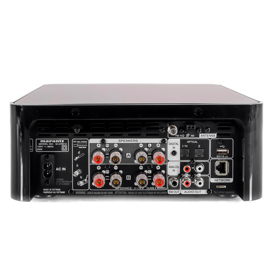 Музыкальный центр Marantz M-CR612 & Q Acoustics 5020 Rosewood
