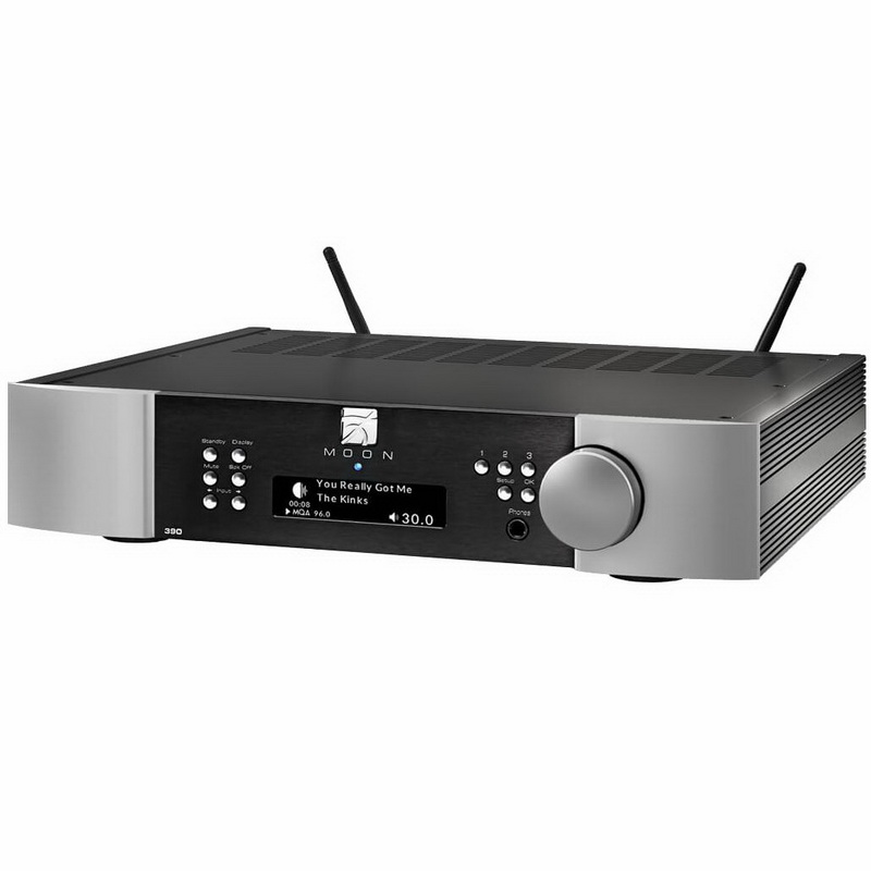 SimAudio Moon Neo 390 Network Player / Preamplifier Silver/Black