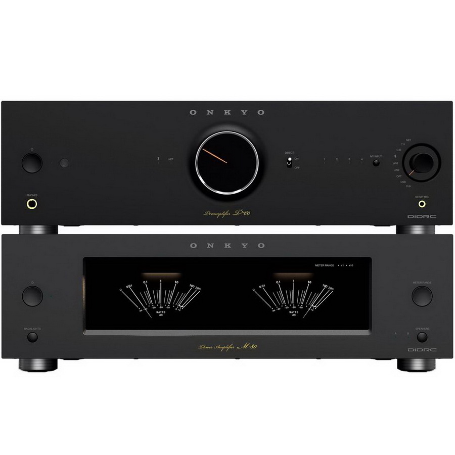 Hi-Fi Комплект Onkyo P-80 + Onkyo M-80 Black
