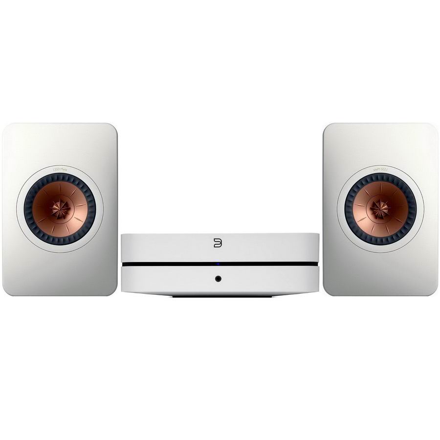 Музыкальный центр Bluesound PowerNode N330 & KEF LS50 Meta Wh