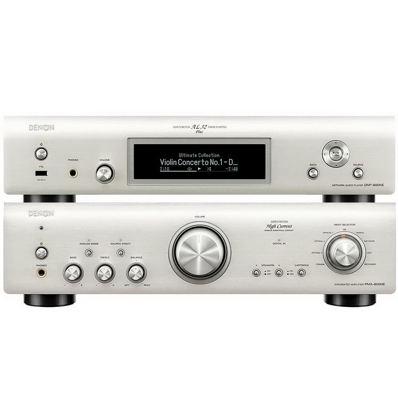 Hi-Fi Комплект Denon PMA-800NE + DNP-800NE Silver
