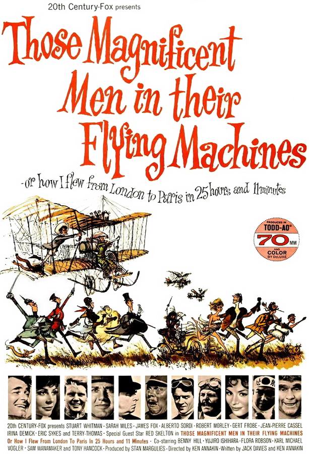 Воздушные приключения / Those Magnificent Men in Their Flying Machines or How I Flew from London to Paris in 25 Hours 11 Minutes Воздушные приключения / Those Magnificent Men in Their Flying Machines or How I Flew from London to Paris in 25 Hours 11 Minutes