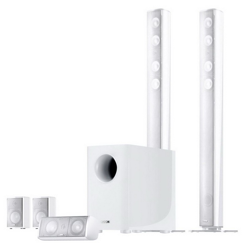 Комплект акустики Canton MOVIE 1050.2 White Gloss