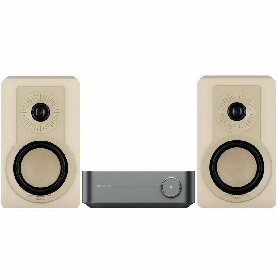 Музыкальный центр Wiim Amp & DALI Kupid Caramel