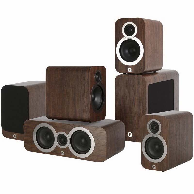 Комплект акустики Q Acoustics 3010i Cinema Pack Walnut
