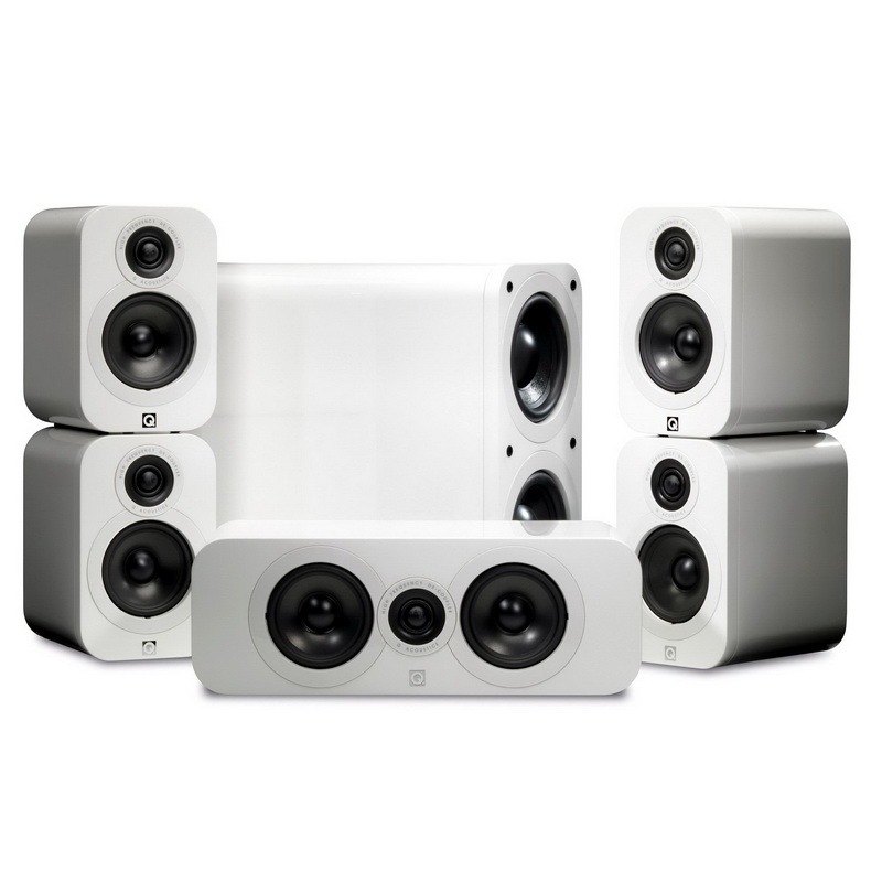 Комплект акустики Q Acoustics 3000 Cinema Pack White Lacquer