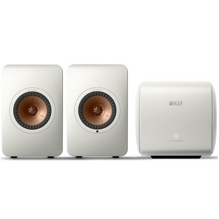 Музыкальный центр KEF LS50 Wireless II & KC62 White
