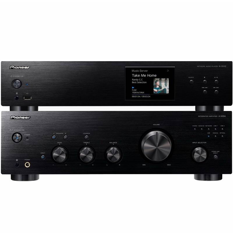 Hi-Fi Комплект Pioneer A-50DA + N-50AE Black Hi-Fi Комплект Pioneer A-50DA + N-50AE Black