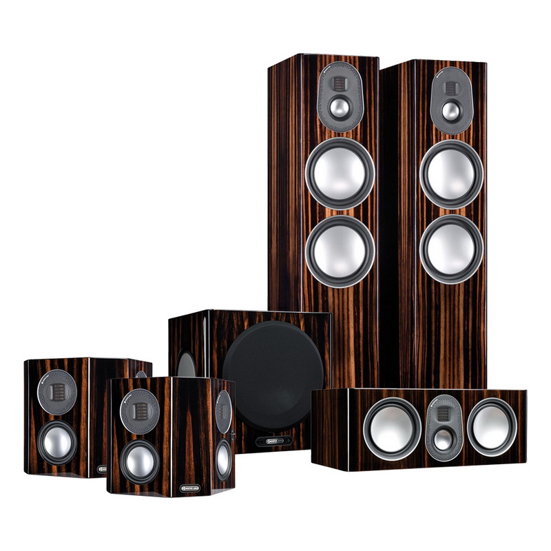 Комплект акустики Monitor Audio Gold 300 5.1 Piano Ebony