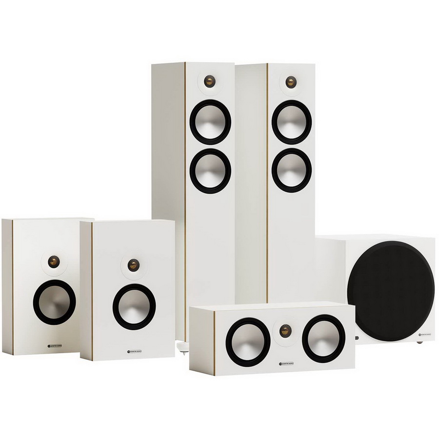 Комплект акустики Monitor Audio Bronze 300 5.1 AV System White
