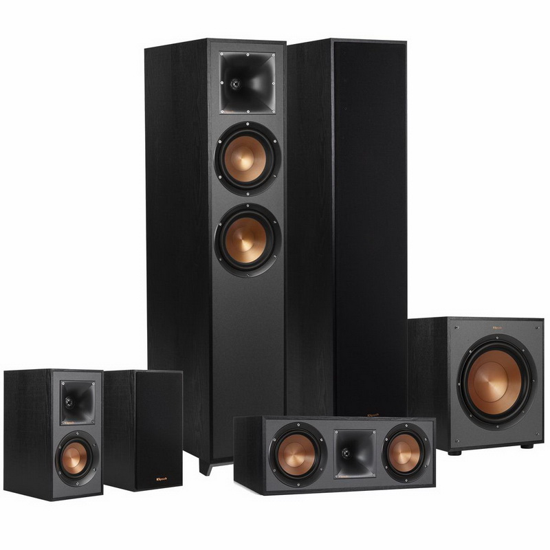 Наборы акустики. Klipsch r-620f. Акустика 5.1. Klipsch r-52c