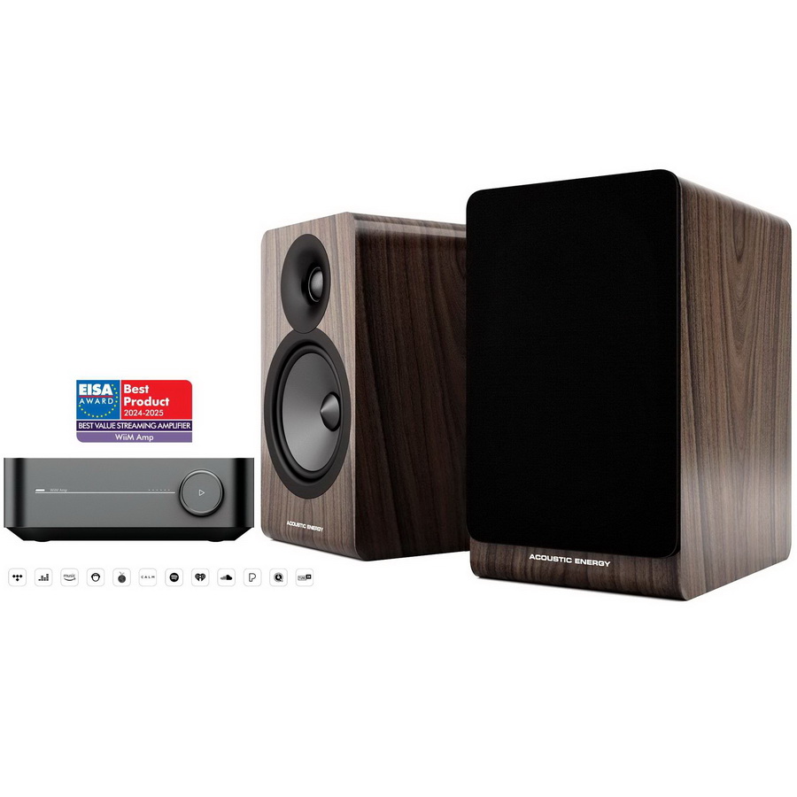 Музыкальный центр Wiim Amp & Acoustic Energy AE100 Mk2 Walnut