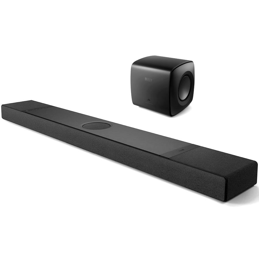 Саундбар KEF XIO + KEF KC62 Pack Black