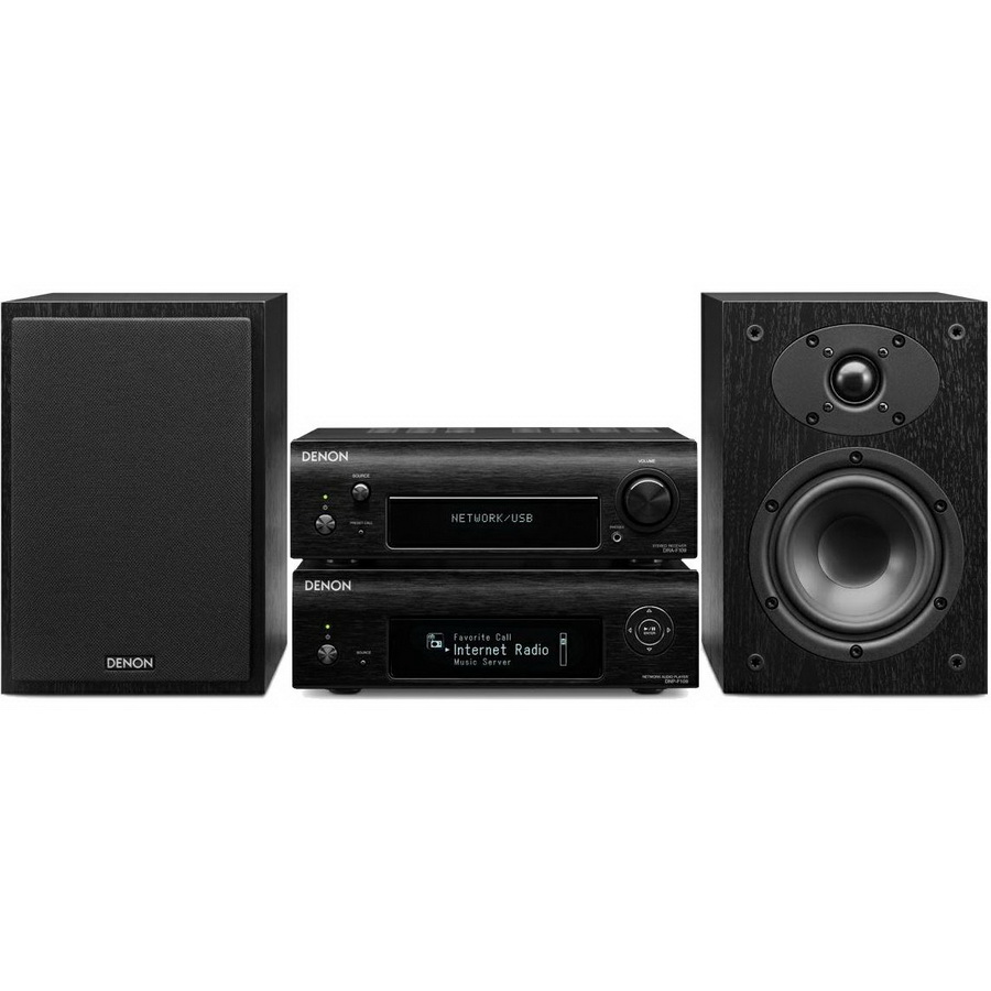 Музыкальный центр Denon D-F109N Black/Black