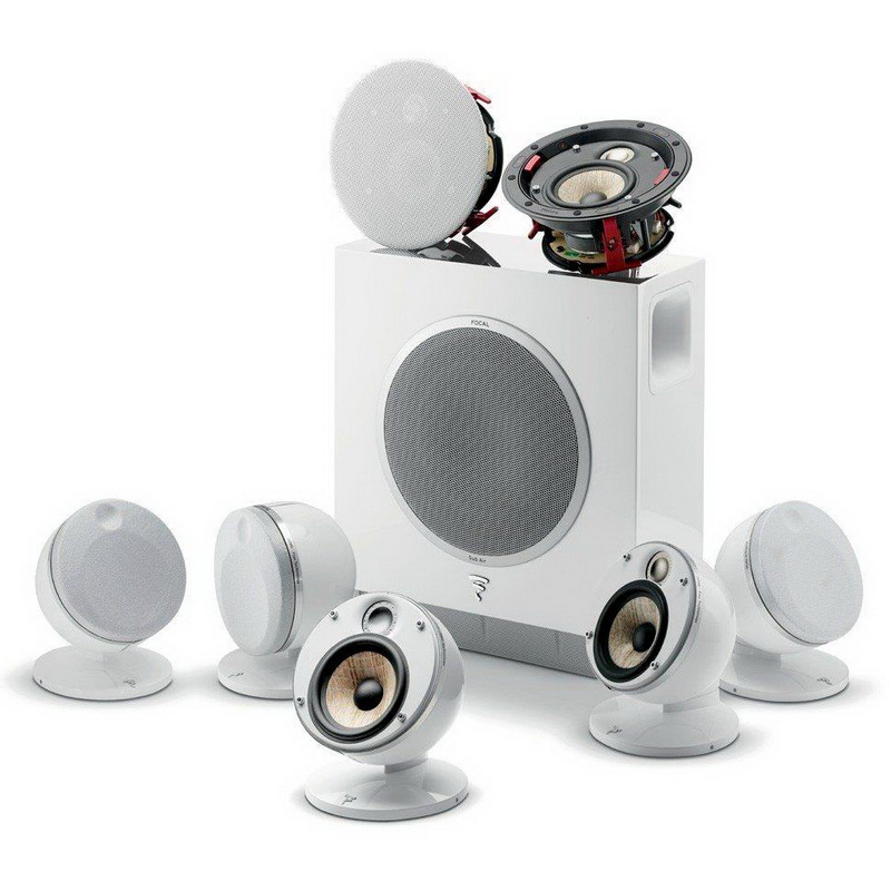 Focal dome pack 5. 1 flax sub air. Dome pack. 1 white. 0 black.