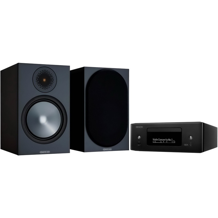 Музыкальный центр Denon Ceol N12DAB & M/A Bronze 100 Black