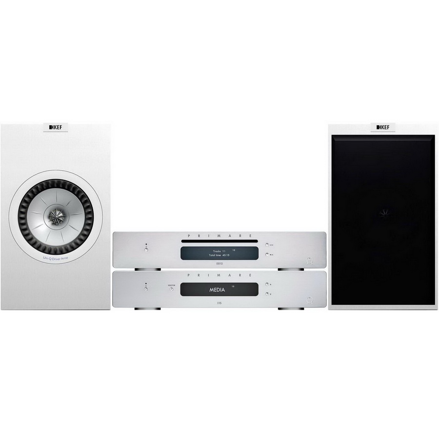 Музыкальный центр Primare i15 Prisma + DD15 & Kef Q150 White Музыкальный центр Primare i15 Prisma + DD15 & Kef Q150 White