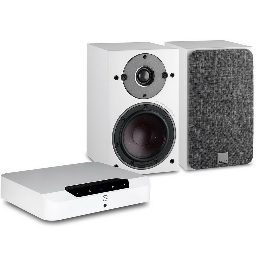 Музыкальный центр Bluesound N230 & Dali Oberon 3 White