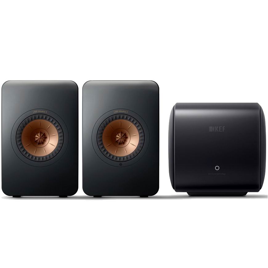 Музыкальный центр KEF LS50 Wireless II & KC62 Black