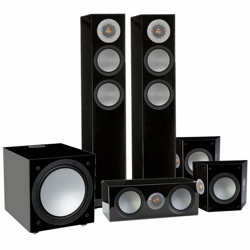 Комплект акустики Monitor Audio Silver 200 AV12 Black Gloss Комплект акустики Monitor Audio Silver 200 AV12 Black Gloss