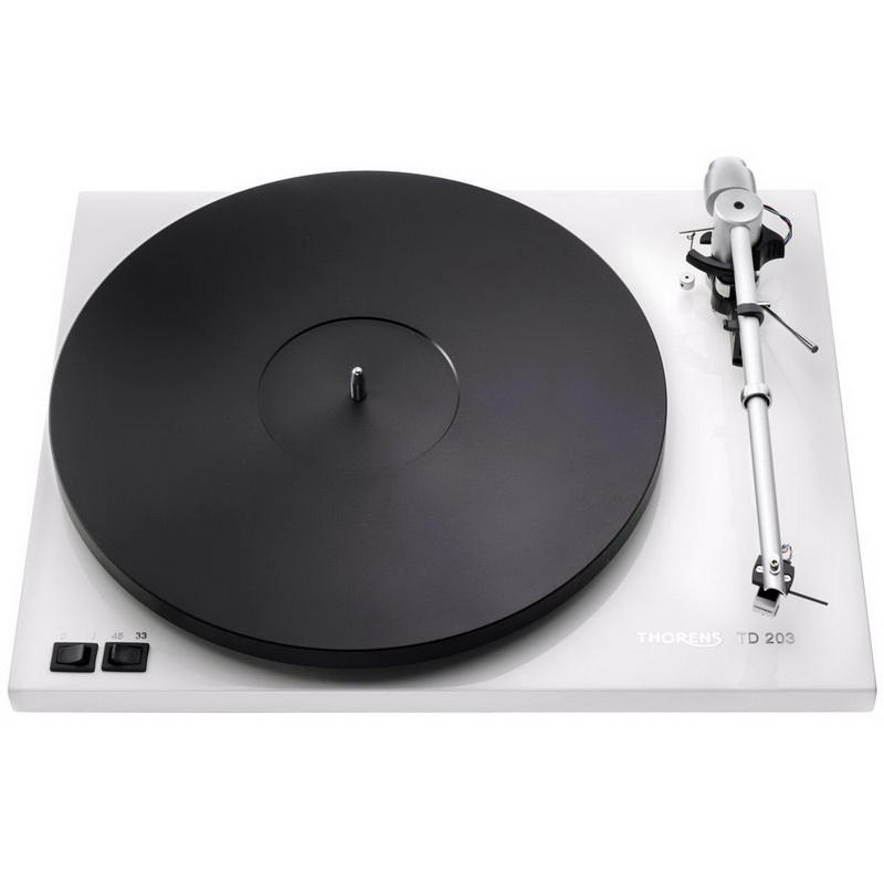 Thorens TD 203 White High Gloss