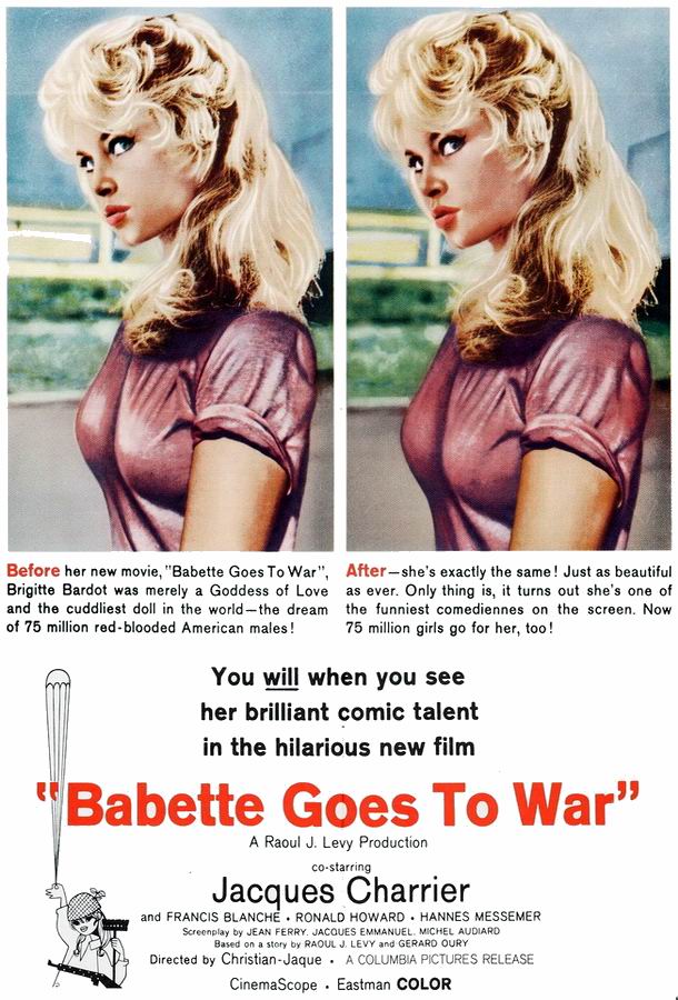 Бабетта идет на войну / Babette s'en va-t-en guerre Бабетта идет на войну / Babette s'en va-t-en guerre