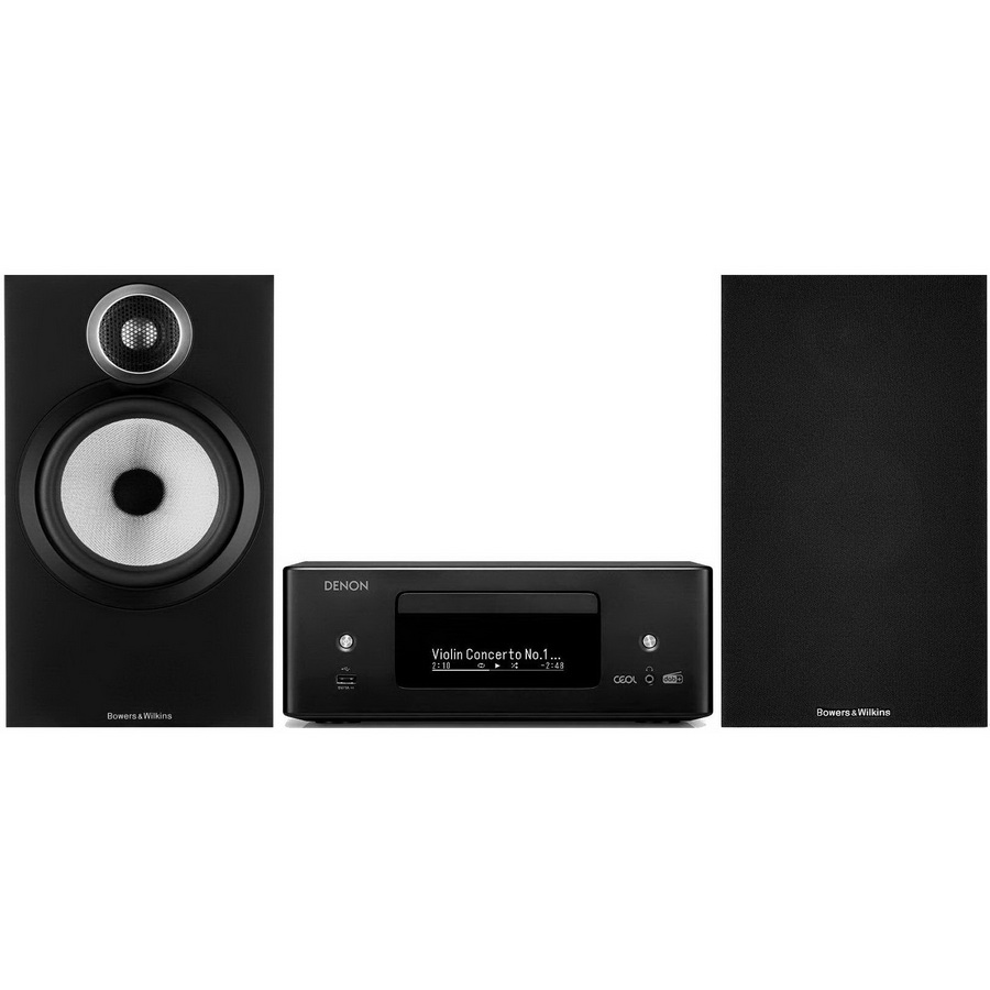 Музыкальный центр Denon Ceol N12DAB & B&W 607 S3 Black