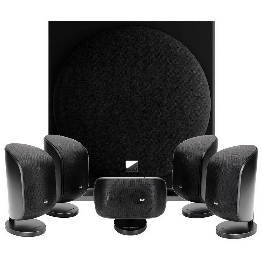 Комплект акустики Bowers & Wilkins M-1s & Dali Sub E12F Black Комплект акустики Bowers & Wilkins M-1s & Dali Sub E12F Black