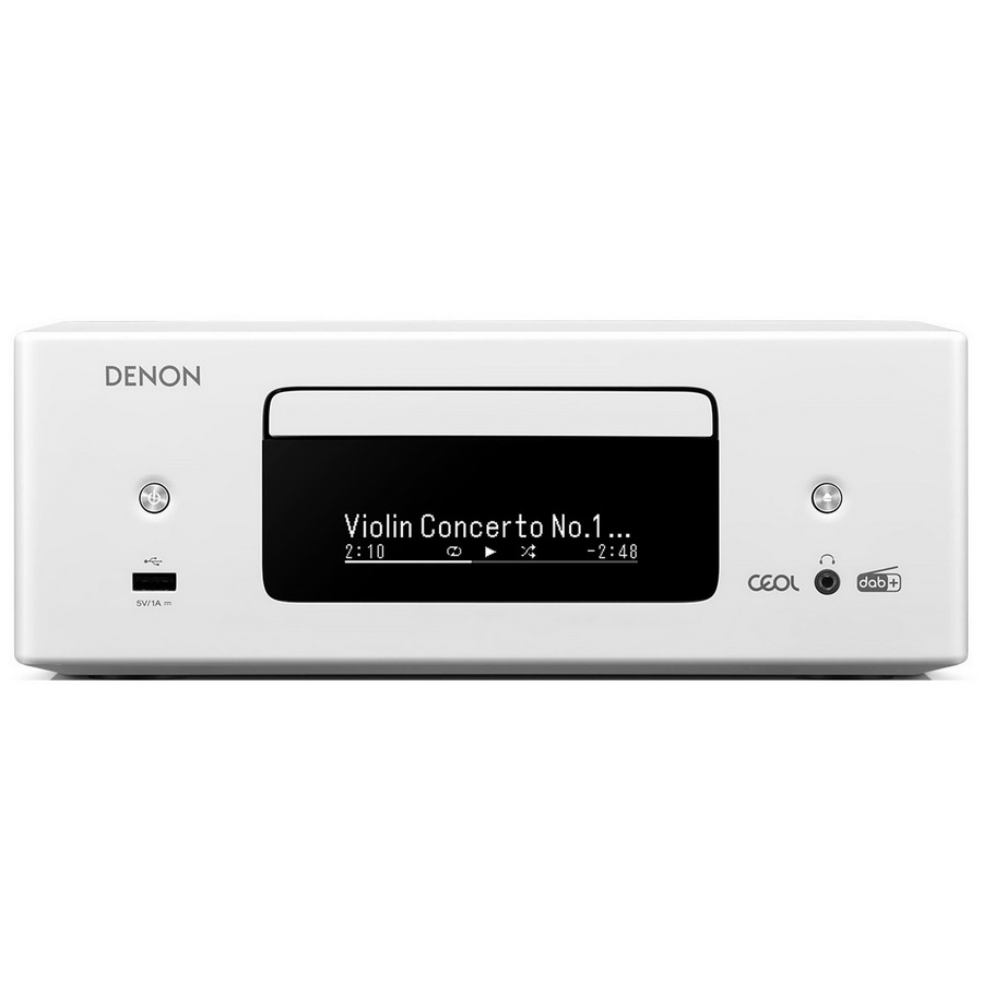 Denon RCD N12DAB CH White