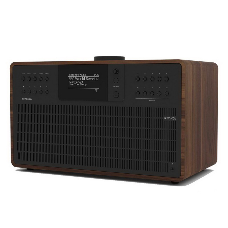Аудиосистема Revo SuperCD Walnut/Black