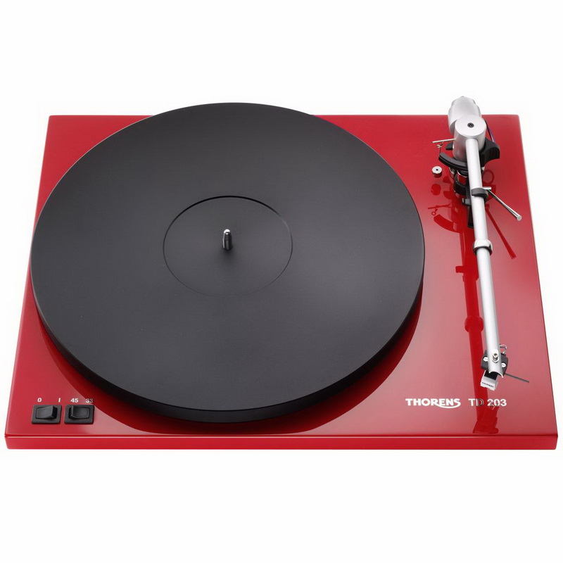 Thorens TD 203 Red High Gloss
