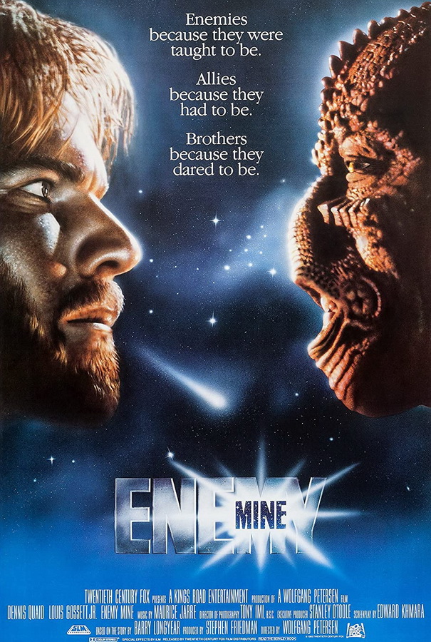 Враг мой 2 читать. Враг мой 1985 Постер. Постеры враг мой - Enemy mine (1985). Enemy mine 1985 poster.