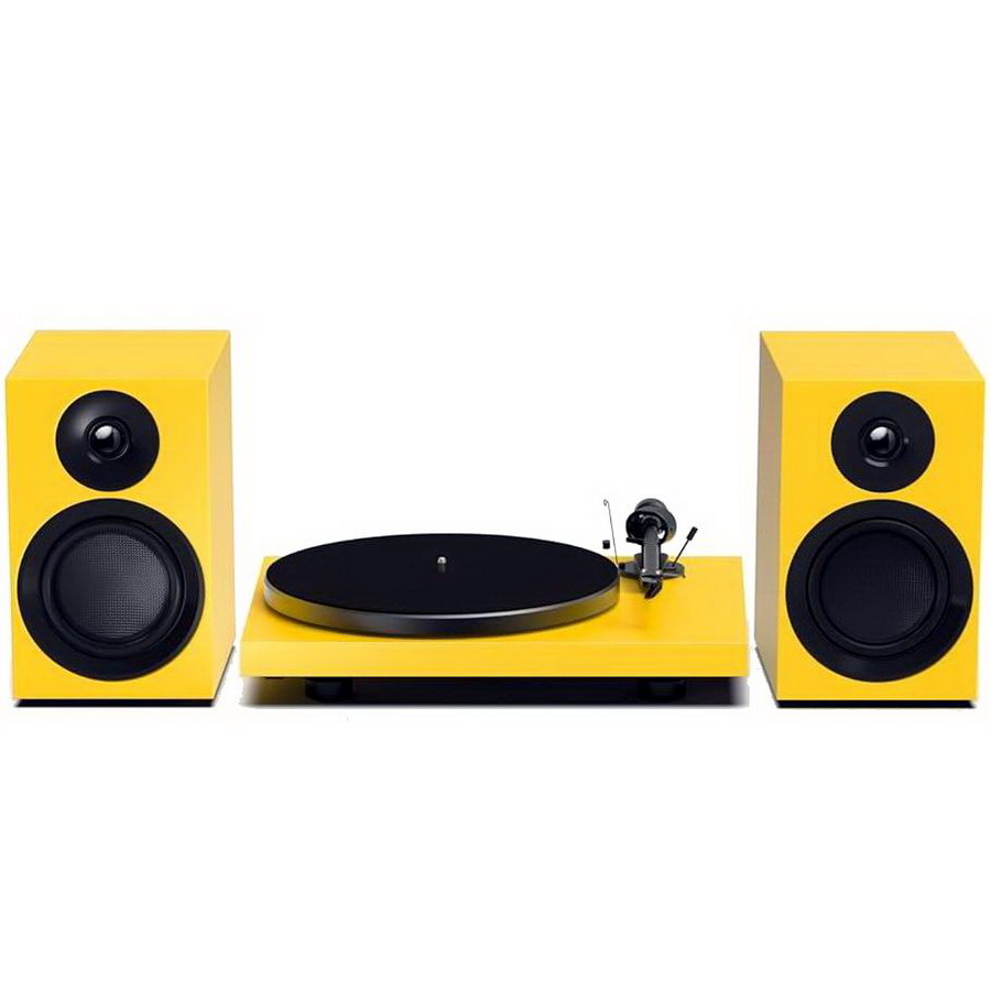 Музыкальный центр Pro-Ject Colourful Audio System E Yellow Музыкальный центр Pro-Ject Colourful Audio System E Yellow