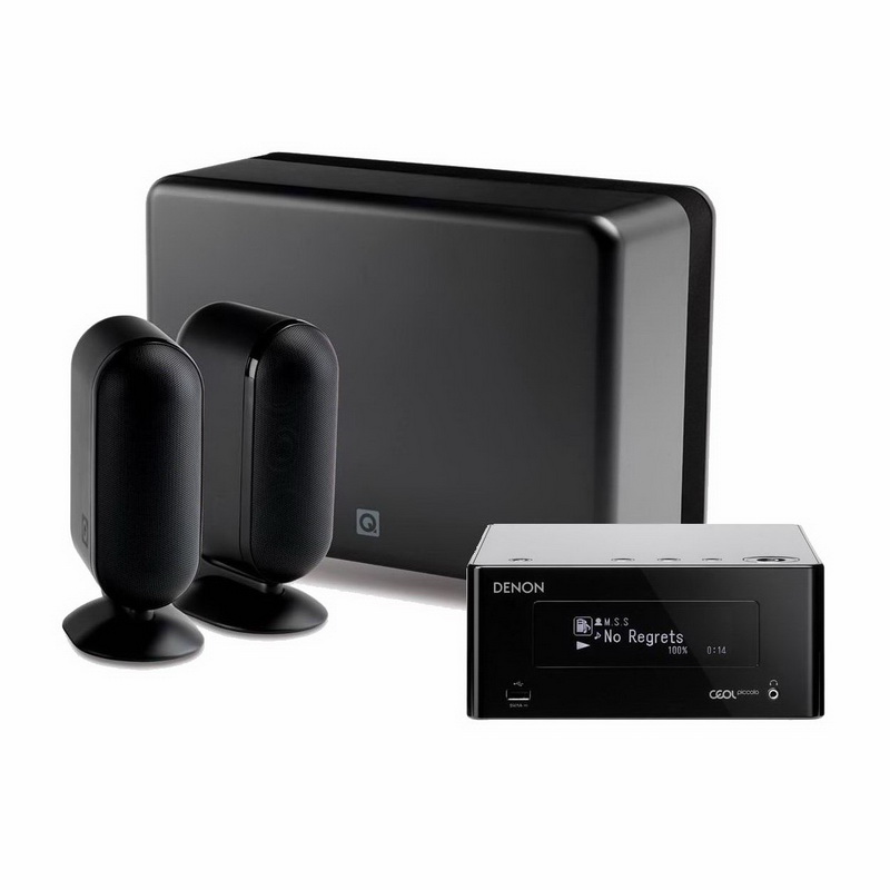 Музыкальный центр Denon DRA N4 & Q Acoustics 7000 Black