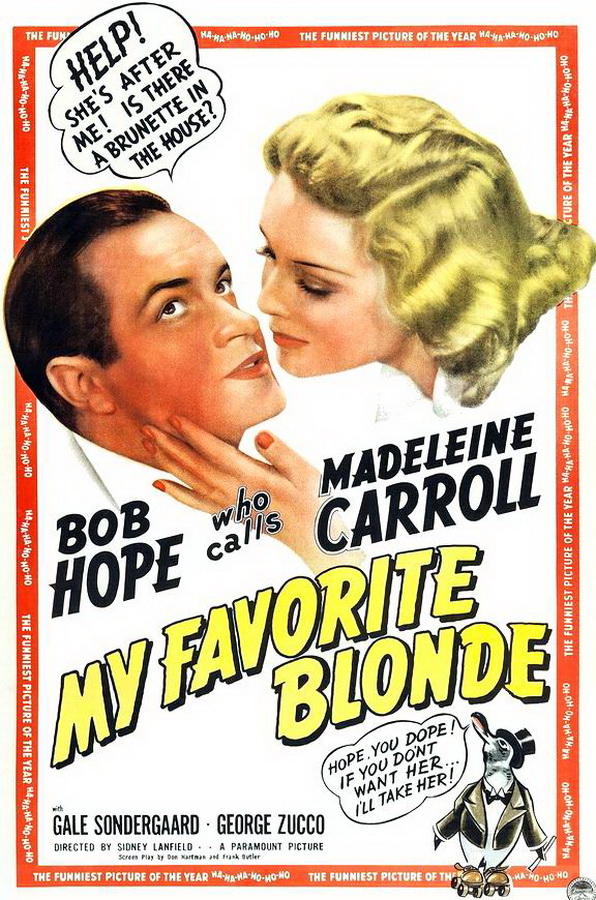 Моя любимая блондинка / My Favorite Blonde