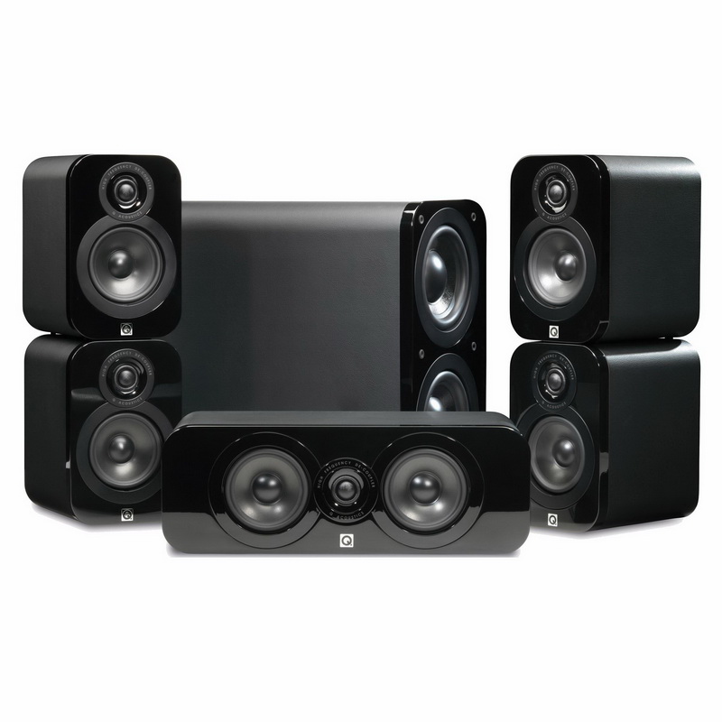 Комплект акустики Q Acoustics 3000 Cinema Pack Black Leather