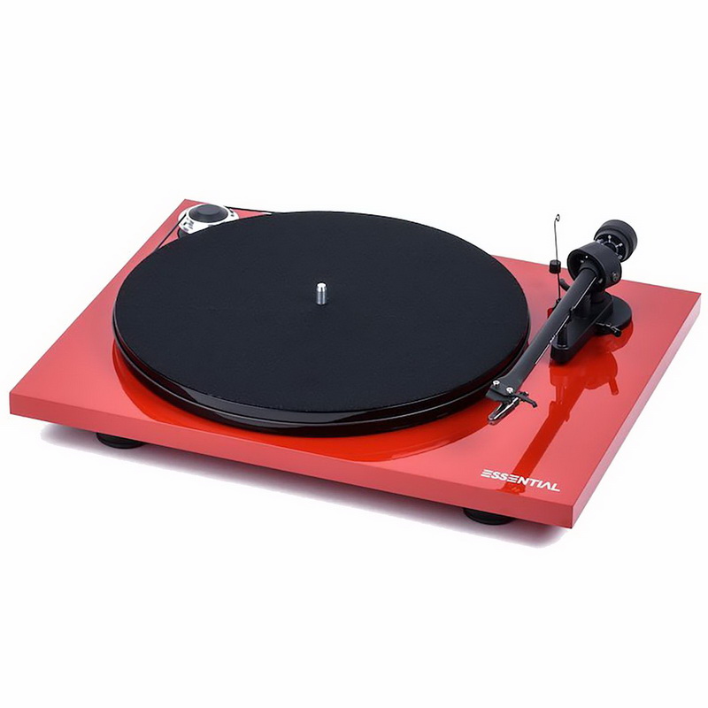 Pro-Ject Essential III Phono (OM 10) Gloss Red
