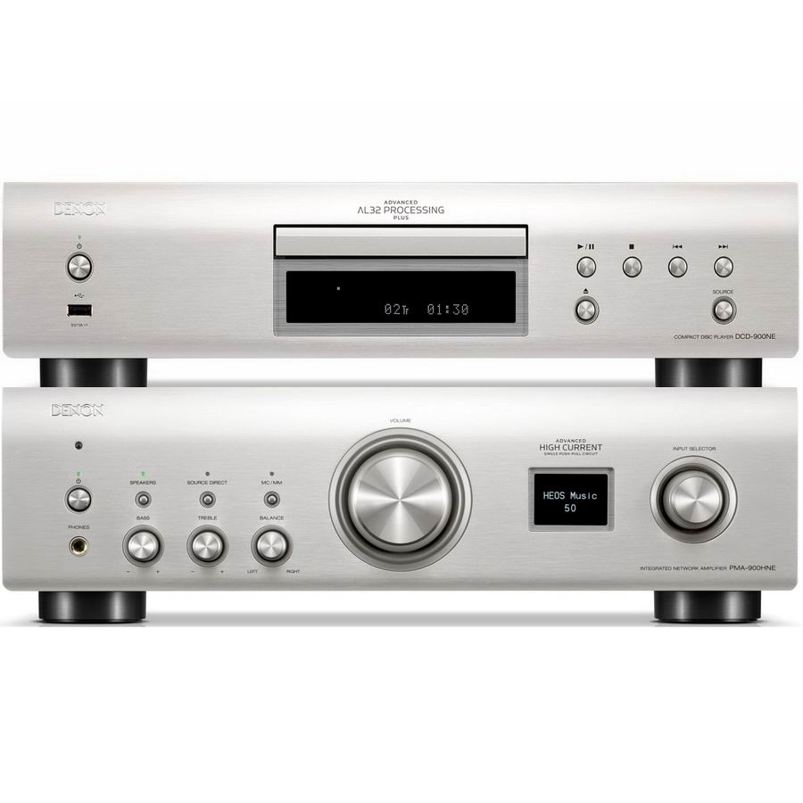 Hi-Fi Комплект Denon PMA-900HNE + DCD-900NE Silver