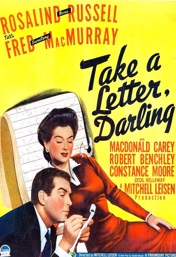 Возьми письмо, дорогая / Take a Letter, Darling