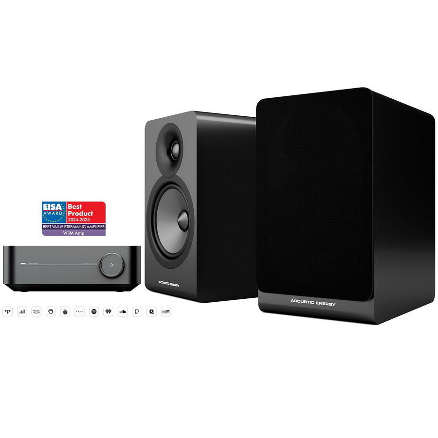 Музыкальный центр Wiim Amp & Acoustic Energy AE100 Mk2 Black Музыкальный центр Wiim Amp & Acoustic Energy AE100 Mk2 Black