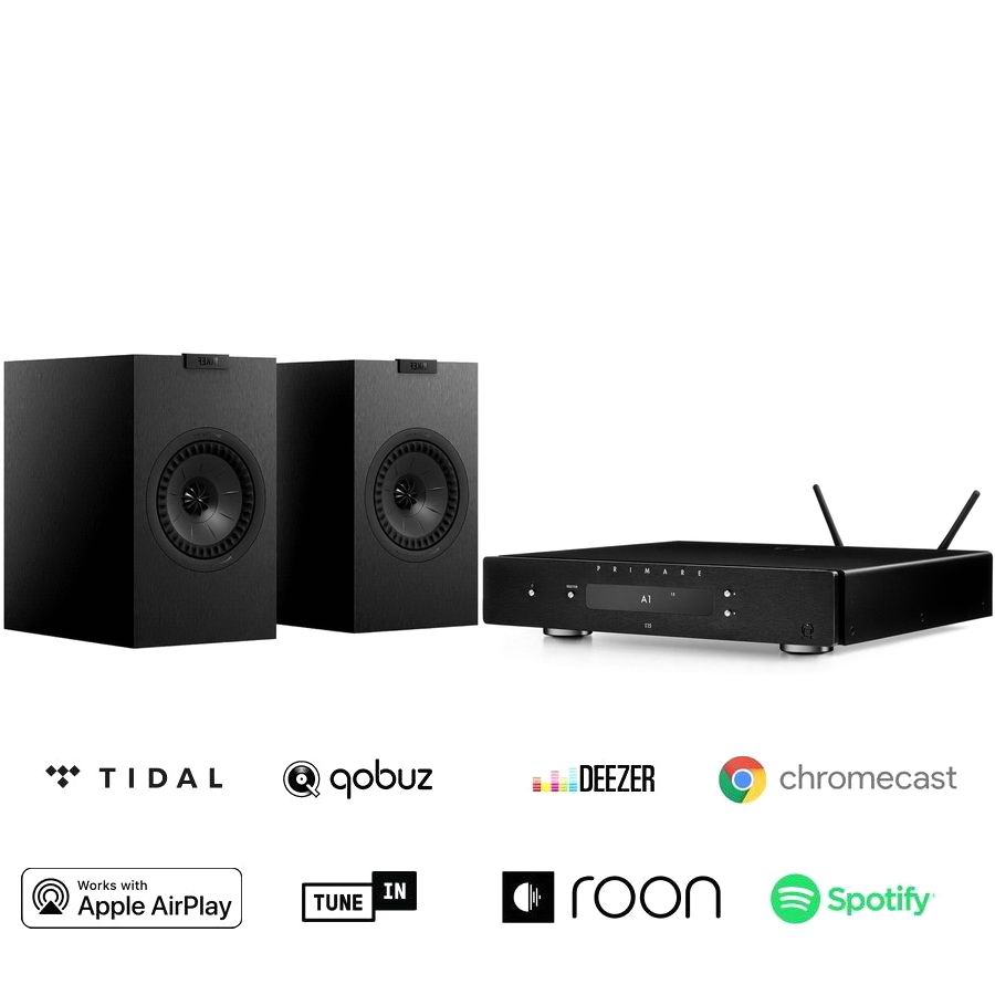 Музыкальный центр Primare i15 Prisma & Kef Q150 Black