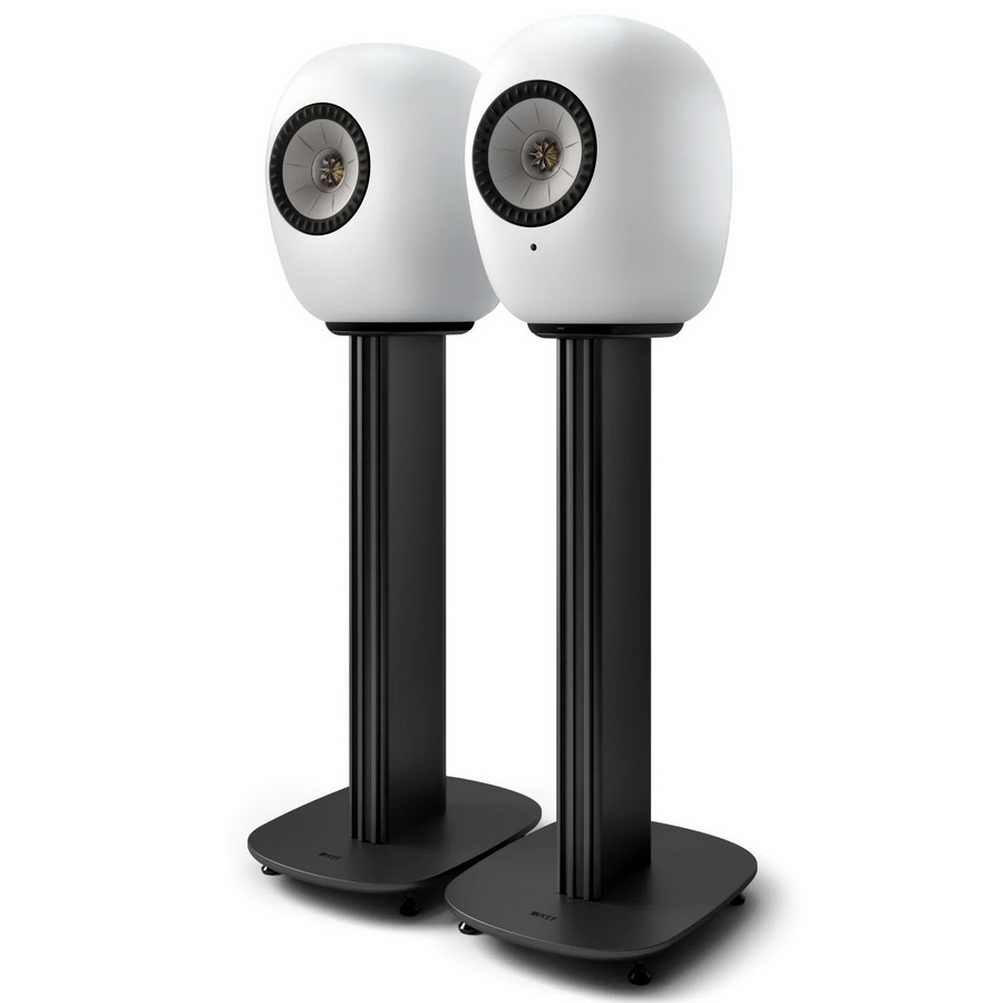 KEF LS Luxe + Stand Mineral White KEF LS Luxe + Stand Mineral White