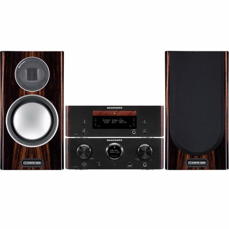 Музыкальный центр Marantz HD-AMP1 + HD-CD1 & Monitor Audio Gold 100 Black