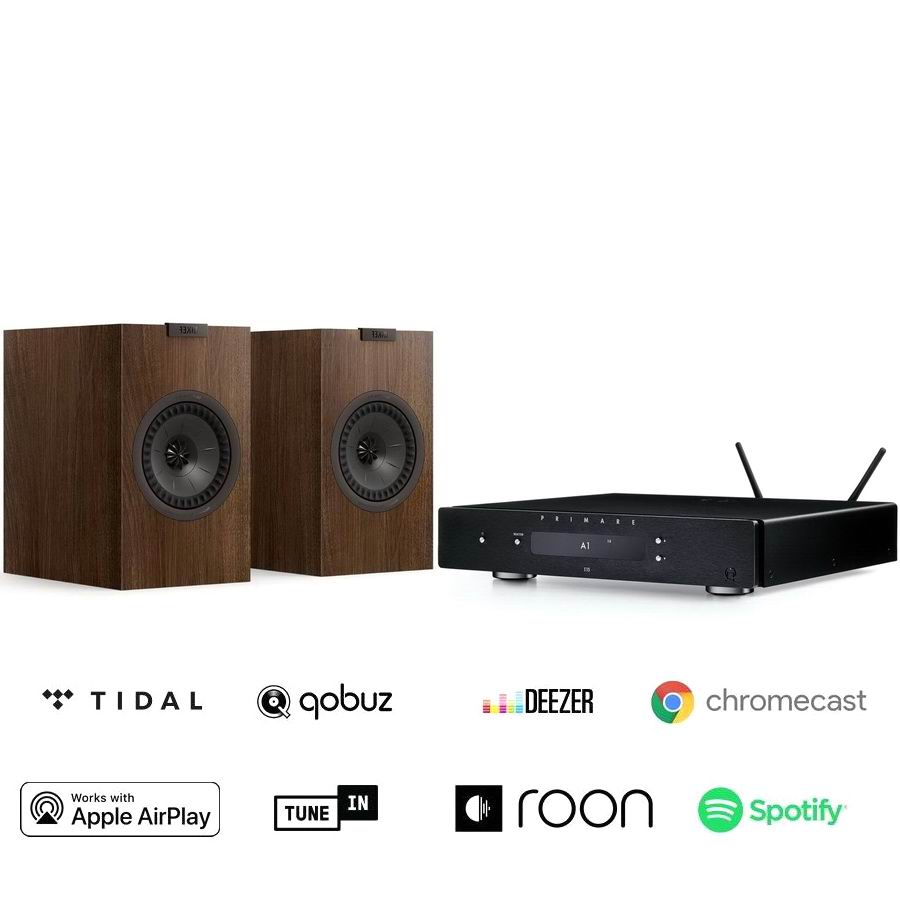Музыкальный центр Primare i15 Prisma & Kef Q150 Walnut