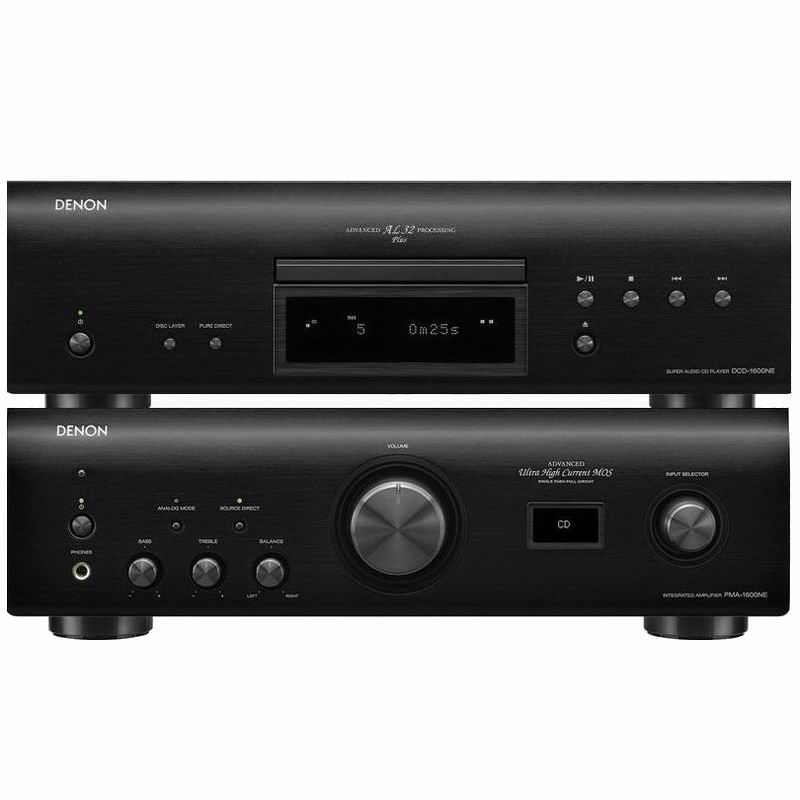 Hi-Fi Комплект Denon PMA-1600NE + DCD-1600NE Black